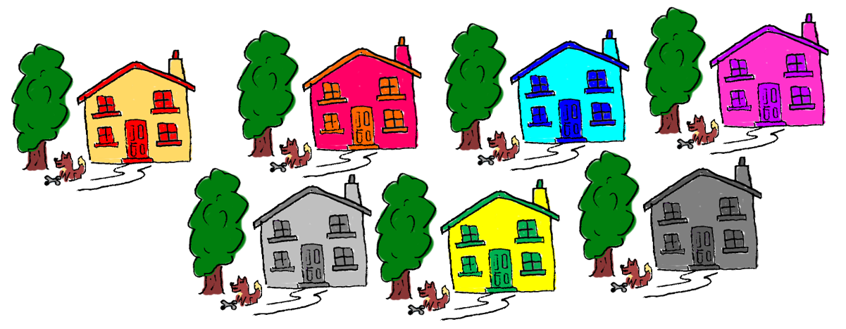 The family houses
